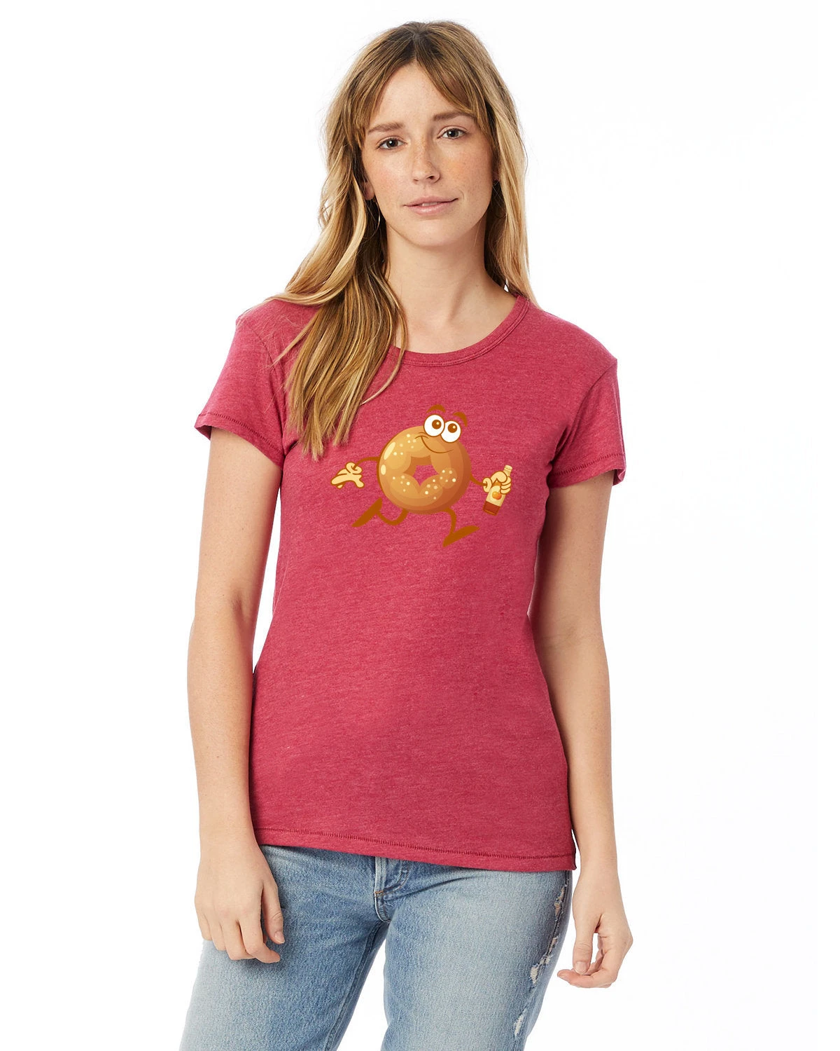 Women's Running Cider Donut Tee 3 Women's Running Cider Donut Tee
