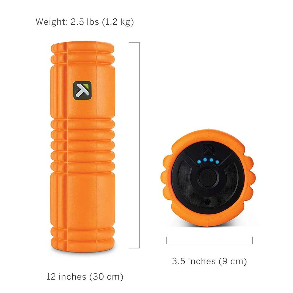TriggerPoint Grid Vibe Plus Foam Roller - Orange (03339) 4 TriggerPoint Grid Vibe Plus Foam Roller - Orange (03339) - Image 2