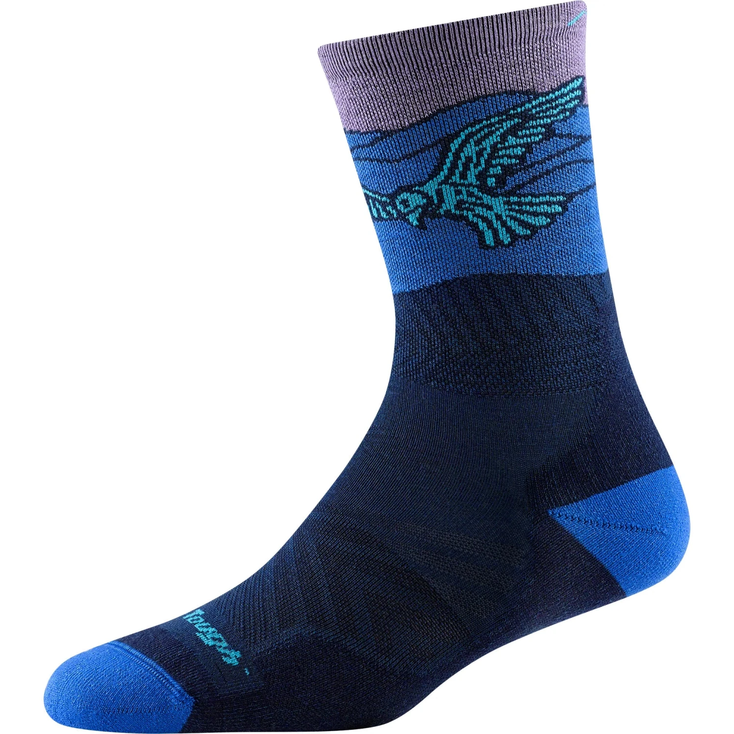 Darn Tough Women's Glide Micro Crew - Midnight (1058-MIDNIGHT) 4 Darn Tough Women's Glide Micro Crew - Midnight (1058-MIDNIGHT) - Image 2