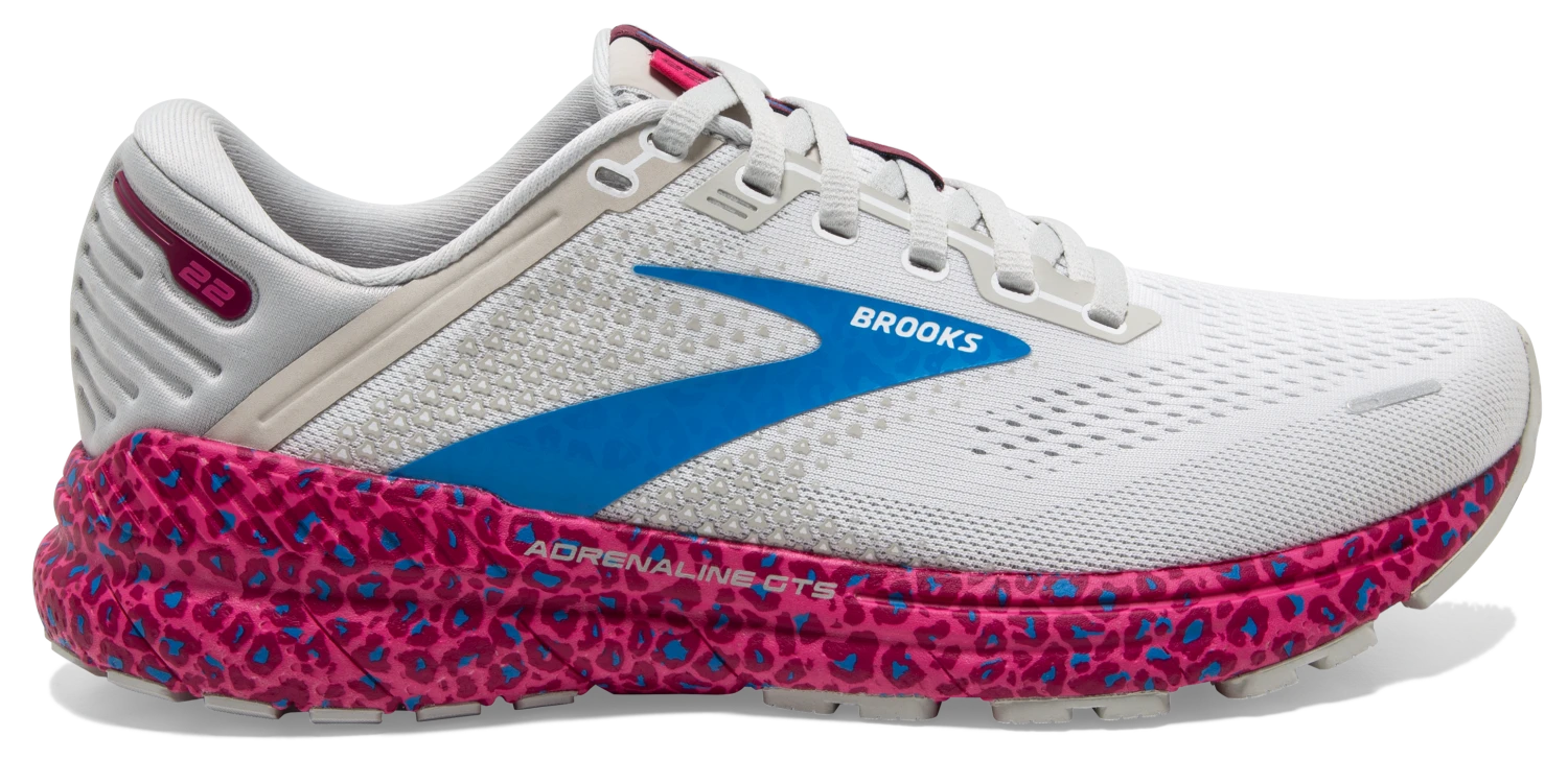 Brooks Women's Adrenaline GTS 22 - White/Oyster/Brilliant (1203531B160) 3 Brooks Women's Adrenaline GTS 22 - White/Oyster/Brilliant (1203531B160)