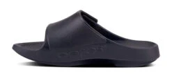 Oofos Unisex OOahh Sport Flex Sandal -Sports Fashion Store 1550BLKMATTE shot4 932x680 c98ead65 4843 4aa2 bc15 3ae0971dd992