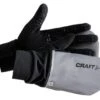 Craft Hybrid Weather Glove - Silver/Black (1903014-926999) 1 Craft Hybrid Weather Glove - Silver/Black (1903014-926999) -Sports Fashion Store 1903014 926999 Hybrid Weather Glove C1 Preview