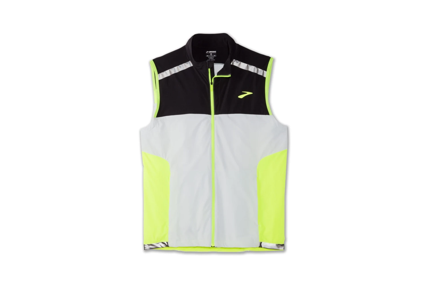 Brooks Men's Carbonite Vest - Icy Grey/Black/Nightlife (211358030) 9 Brooks Men's Carbonite Vest - Icy Grey/Black/Nightlife (211358030) - Image 7