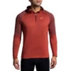 Brooks Men's Notch Thermal Hoodie - Copper/Heather Dark Copper (211402682) -Sports Fashion Store 211402 682 MF Notch Thermal Hoodie 2