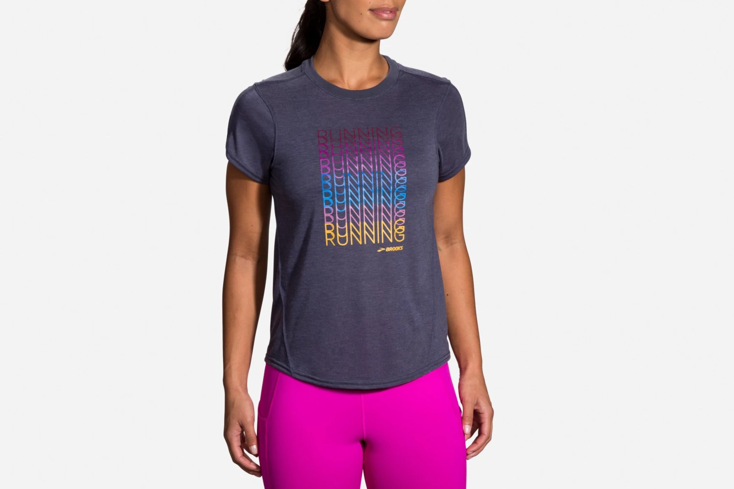 Brooks Women's Distance Graphic Short Sleeve (221469) 7 Brooks Women's Distance Graphic Short Sleeve (221469) - Image 5