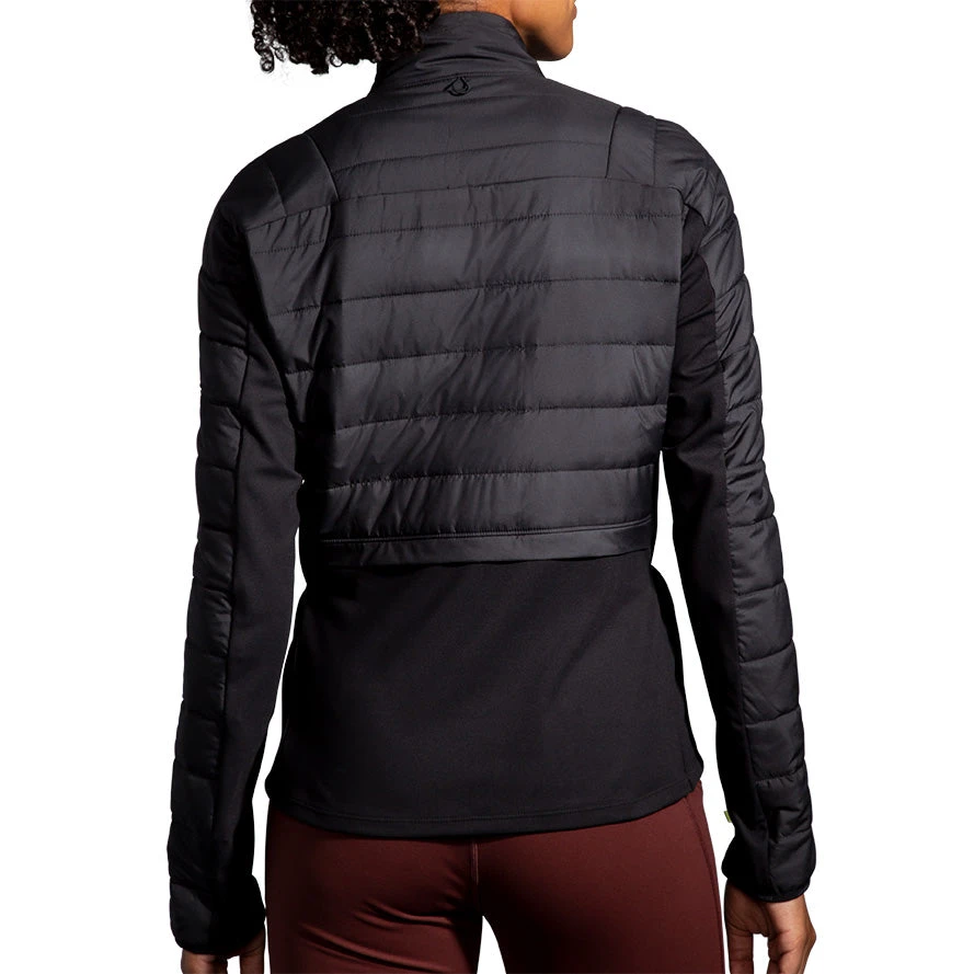 Brooks Women's Shield Hybrid Jacket - Black (221557001) 4 Brooks Women's Shield Hybrid Jacket - Black (221557001) - Image 2
