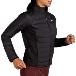 Brooks Women's Shield Hybrid Jacket - Black (221557001) 10 Brooks Women's Shield Hybrid Jacket - Black (221557001) -Sports Fashion Store 221557 001 MV Shield Hybrid Jacket 2