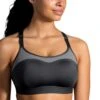 Brooks Women's Dare Racerback Run Bra - Asphalt (350073081) -Sports Fashion Store 350073 081 mf Dare Racerback Run Bra