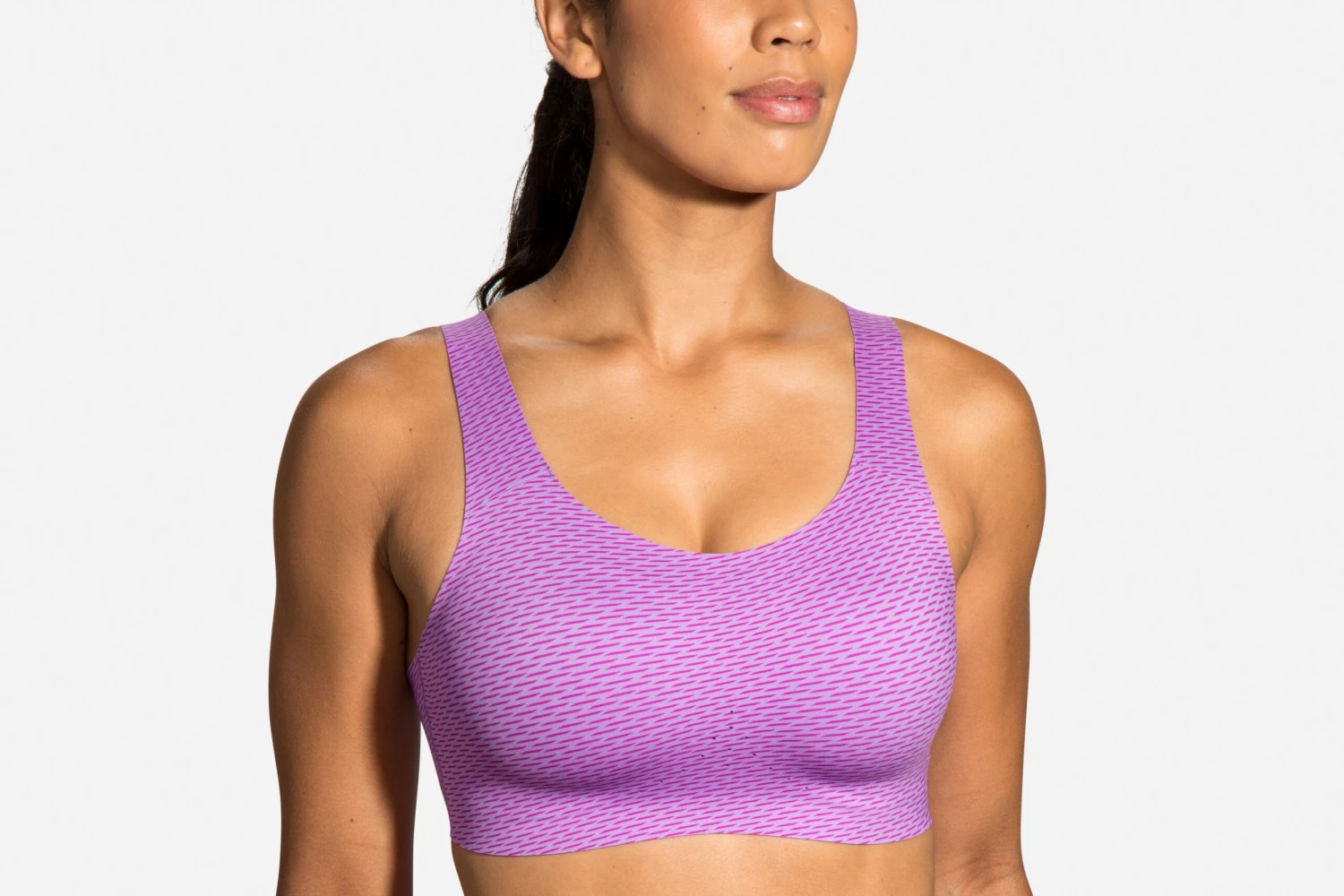 Brooks Dare Scoopback Run Bra - Heliotrope (350077519) 3 Brooks Dare Scoopback Run Bra - Heliotrope (350077519)
