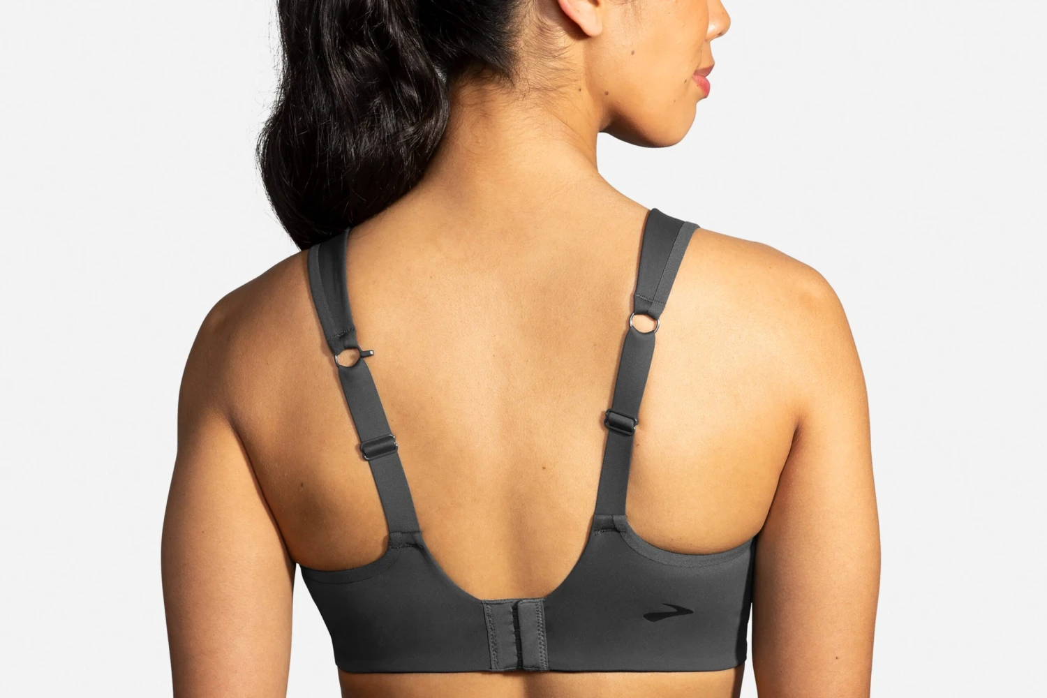 Brooks Women's Drive Convertible Run Bra - Asphalt (350081081) 4 Brooks Women's Drive Convertible Run Bra - Asphalt (350081081) - Image 2