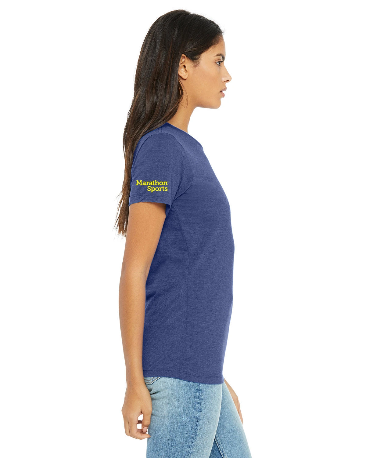 Women's RUN BOS Relaxed Triblend Short Sleeve Tee (TS-RUNBOS-6413) 6 Women's RUN BOS Relaxed Triblend Short Sleeve Tee (TS-RUNBOS-6413) - Image 4
