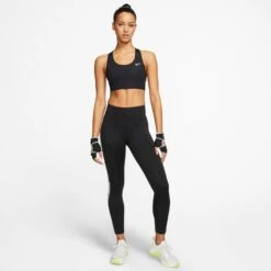 Nike Women's Swoosh Medium Support Non-Padded Sports Bra (BV3630) -Sports Fashion Store BV3630 010 PHSYM003