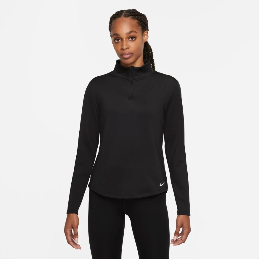 Nike Women's Therma-Fit One Long-Sleeve 1/2 Zip Top (Plus Sizes) - Black (DN2239-010) 3 Nike Women's Therma-Fit One Long-Sleeve 1/2 Zip Top (Plus Sizes) - Black (DN2239-010)