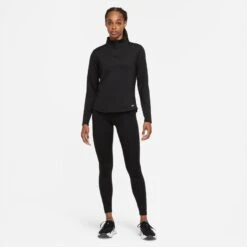 Nike Women's Therma-Fit One Long-Sleeve 1/2 Zip Top (Plus Sizes) - Black (DN2239-010) 9 Nike Women's Therma-Fit One Long-Sleeve 1/2 Zip Top (Plus Sizes) - Black (DN2239-010) -Sports Fashion Store DN2239 010 PHSYM003 JPG HEI 875 WID 875