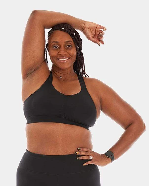 Women's Handful Y-Back Bra - Black (155-001) 4 Women's Handful Y-Back Bra - Black (155-001) - Image 2