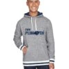 Marathon Sports Unisex Run Plymouth Hoodie - Pepper/Navy (TS-RUNPLIMOTHPN) -Sports Fashion Store JA8701 DK