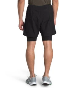 The North Face Men's Active Trail Dual Short - Black (NF0A48USJK3) -Sports Fashion Store NF0A48US JK3 back 1