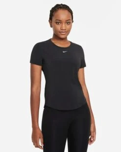 Women's Nike Dri Fit One Luxe Short Sleeve - Black (DD0618-010)