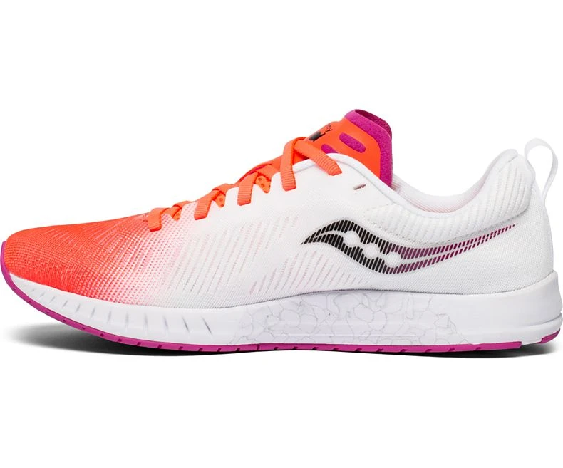 Saucony Women's Fastwitch 9 - ViziRED/White (S19053-1) 4 Saucony Women's Fastwitch 9 - ViziRED/White (S19053-1) - Image 2