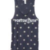 Women's Portsmouth Racerback Stars And Stripes Tank - Navy Blue (PORT-AA1927P-S) 1 Women's Portsmouth Racerback Stars And Stripes Tank - Navy Blue (PORT-AA1927P-S) -Sports Fashion Store aa1927p gy z FF 6