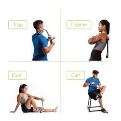 TriggerPoint AcuCurve Cane - Grey/Orange (04429) 9 TriggerPoint AcuCurve Cane - Grey/Orange (04429) -Sports Fashion Store cane carousel4