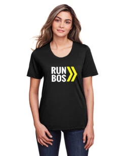 Women's RUN BOS Performance Short Sleeve Tee (TS-RUNBOS-CE111W) 10 Women's RUN BOS Performance Short Sleeve Tee (TS-RUNBOS-CE111W) -Sports Fashion Store ce111w 9k z