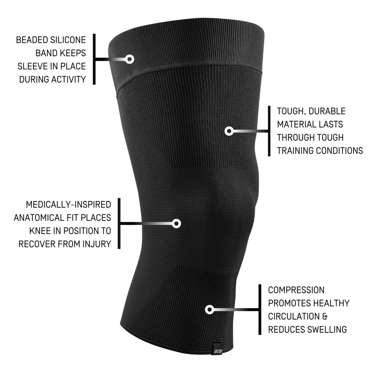 CEP Mid Support Knee Sleeve 7 CEP Mid Support Knee Sleeve - Image 5