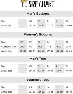 ChicknLegs Men's Shorts -Sports Fashion Store chicknlegs sizing chart 1 885d29f6 aef3 4d6e 8365 6c0d2731c176