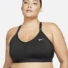 Nike Women's Dri-Fit Indy Sports Bra Plus Size 1 Nike Women's Dri-Fit Indy Sports Bra Plus Size -Sports Fashion Store dri fit indy womens light support padded v neck sports bra plus size V9ZPw1