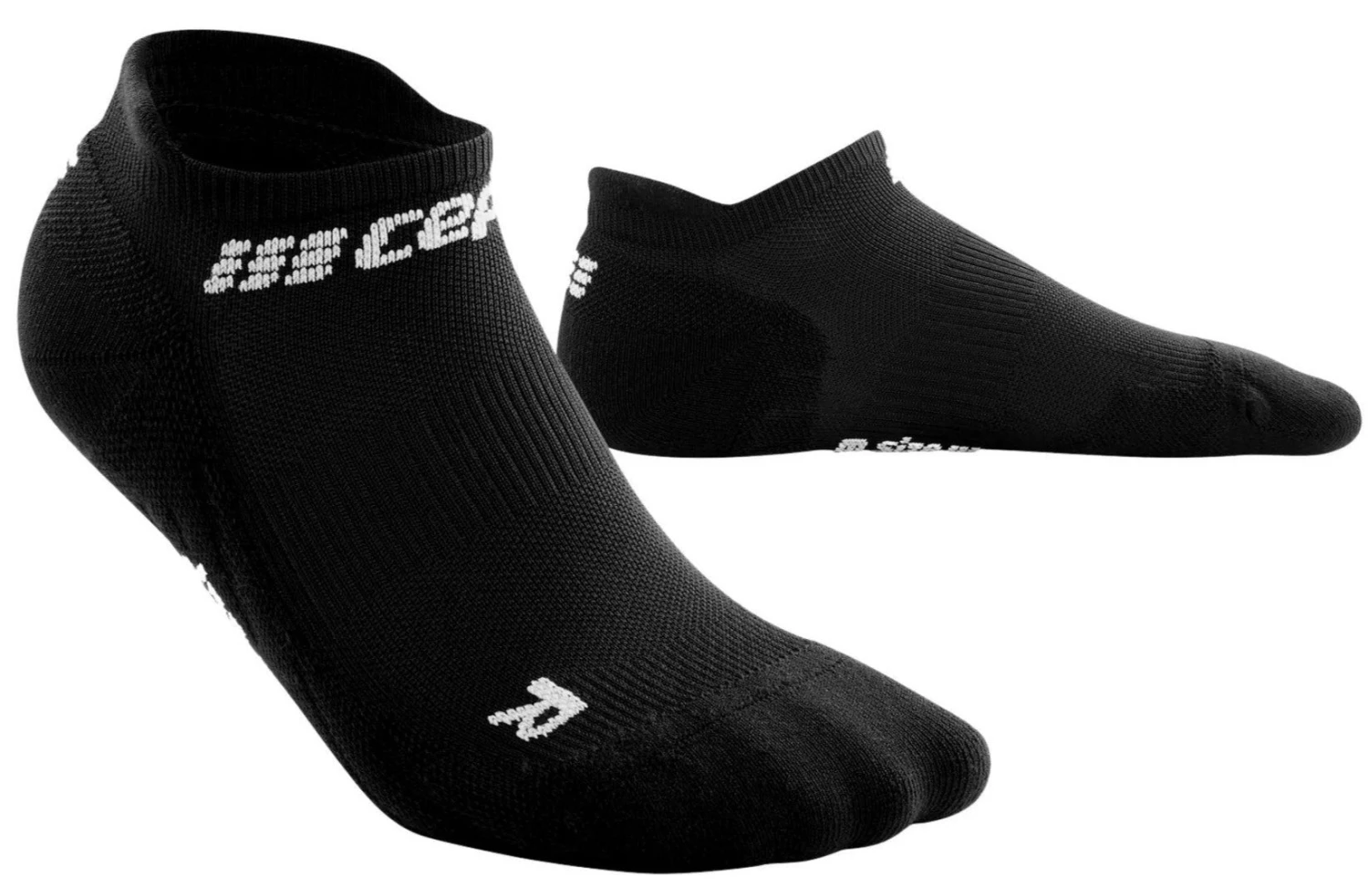 CEP Women's Compression No Show Socks 4.0 - Black (WP26R) 3 CEP Women's Compression No Show Socks 4.0 - Black (WP26R)