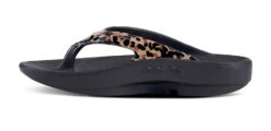 Oofos Women's OOlala Limited Sandal - Black/Leopard (1403) 8 Oofos Women's OOlala Limited Sandal - Black/Leopard (1403) -Sports Fashion Store ezgif.com gif maker 2022 09 26T095924.039