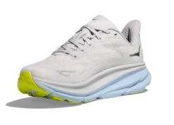 HOKA Women's Clifton 9 11 HOKA Women's Clifton 9 -Sports Fashion Store hoka womens clifton nine running shoe gray blue 4