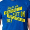 Right On Left On Men's Street Signs Cotton Tee 2 Right On Left On Men's Street Signs Cotton Tee -Sports Fashion Store m classic cotton b front
