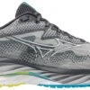 Mizuno Men's Wave Rider 27 -Sports Fashion Store mizuno mens wave rider 27 pearl blue white 4