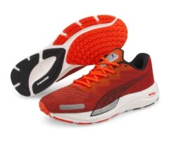 PUMA Men's Velocity Nitro 2 -Sports Fashion Store puma mens velocity nitro two running shoe red black