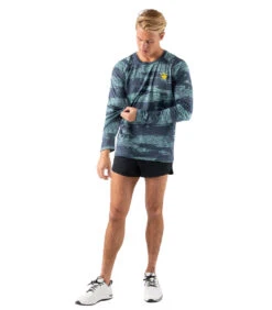 Rabbit Men's EZ Tee Perf LS | Trail 15 Rabbit Men's EZ Tee Perf LS | Trail -Sports Fashion Store rabbit mens ez tee perf ls 4