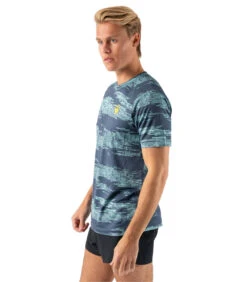 Rabbit Men's EZ Tee Perf SS | Trail -Sports Fashion Store rabbit mens ez tee perf ss orion blue