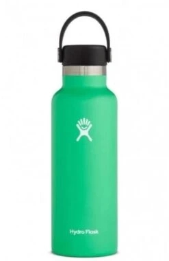 Hydro Flask 18 Oz Standard Mouth Bottles W/ Flex Cap (S18SX) 31 Hydro Flask 18 Oz Standard Mouth Bottles W/ Flex Cap (S18SX) -Sports Fashion Store s18sx2 spearmint