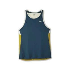 Brooks Men's Atmosphere Singlet 14 Brooks Men's Atmosphere Singlet -Sports Fashion Store www brooksrunning com 211384 428 mv atmosphere singlet mens sleeveless running top